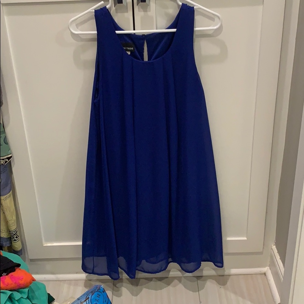 Blue dress